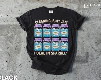 Camiseta "Limpiar es mi pasión": Tareas del hogar, brillo y un hogar organizado