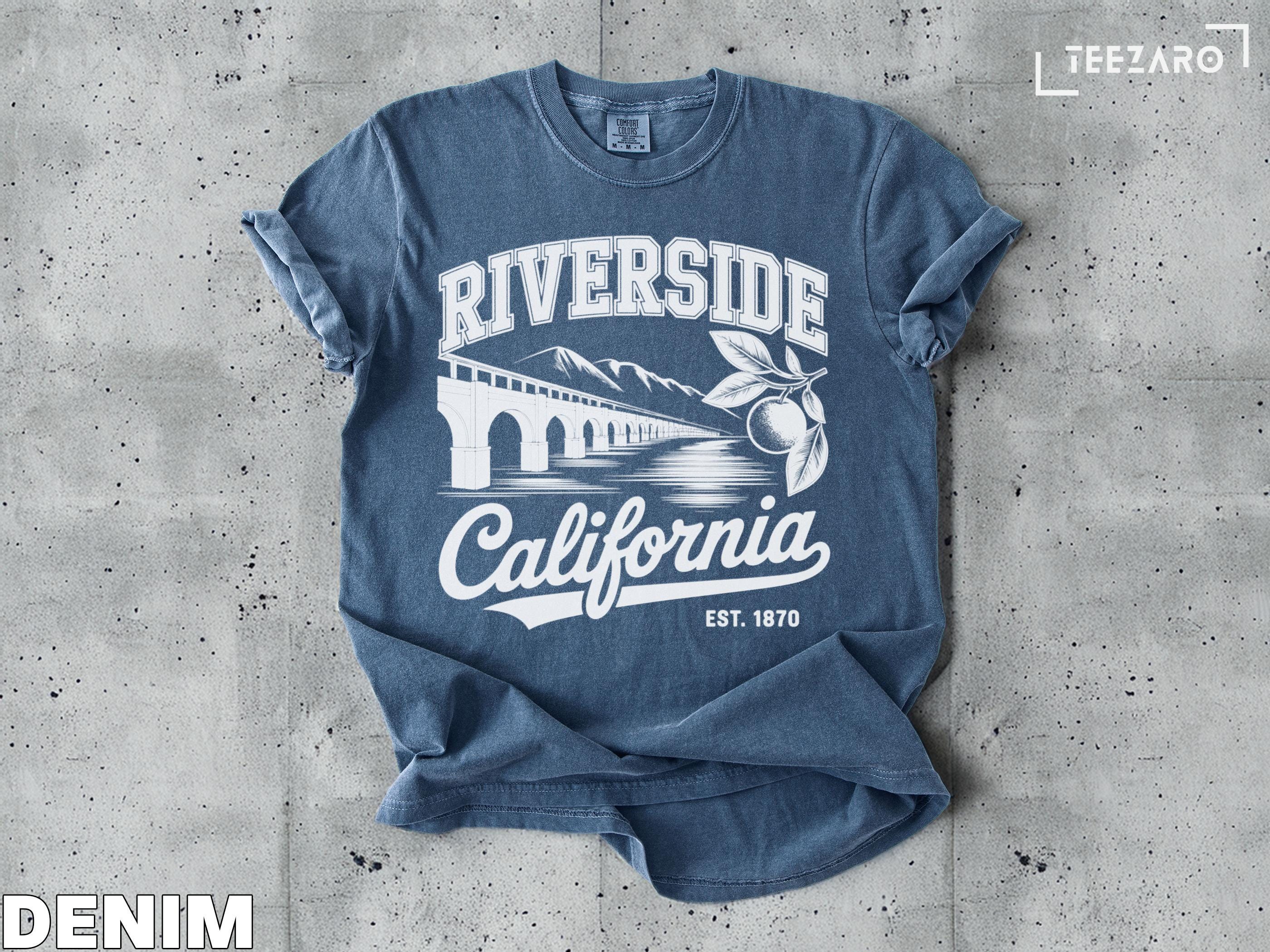 Riverside California T-shirt: Vintage Bridge & Citrus Souvenir Tee 