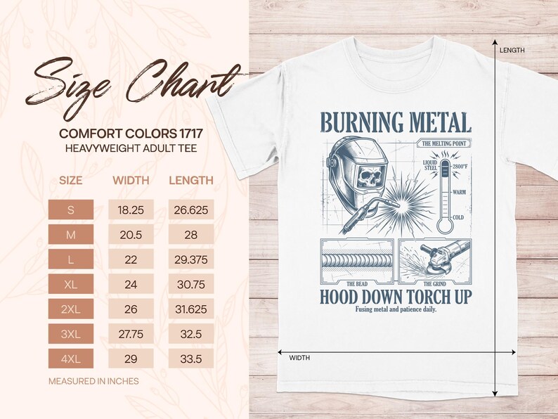 Burning Metal Hood Down Torch Up Graphic Tee, Welding Art Shirt, Retro Mechanic Print, Men's Welding Apparel, Welding Gift