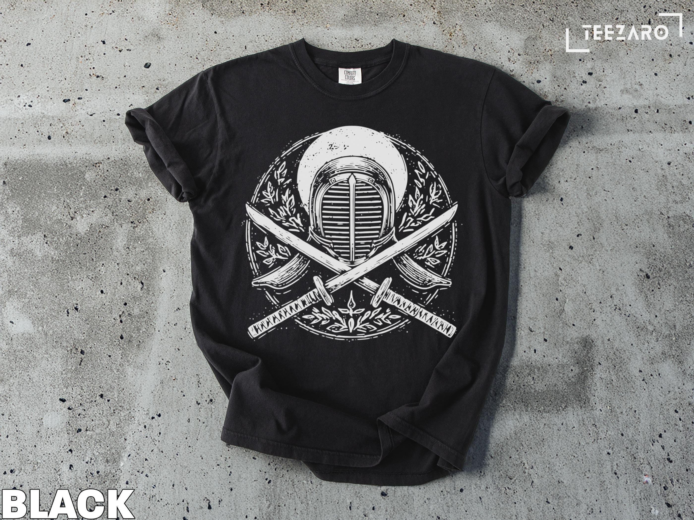 剣道刀Tシャツ：日本の武道グラフィックTシャツ - Etsy 日本