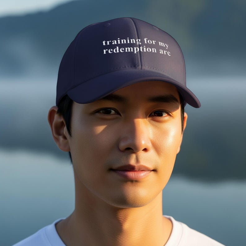 Redemption Arc Embroidered Dad Hat: Funny Book Lover Gift - Etsy