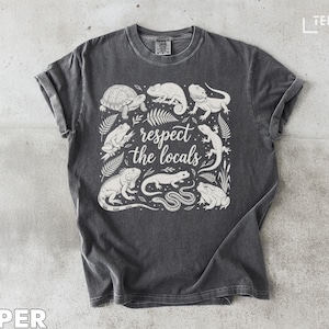 Reptile Amphibian T-Shirt, Nature Lover Wildlife Conservation Tee