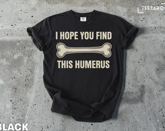 Humoristisch bot-T-shirt: grappige afbeelding, dierenbot, woordspeling
