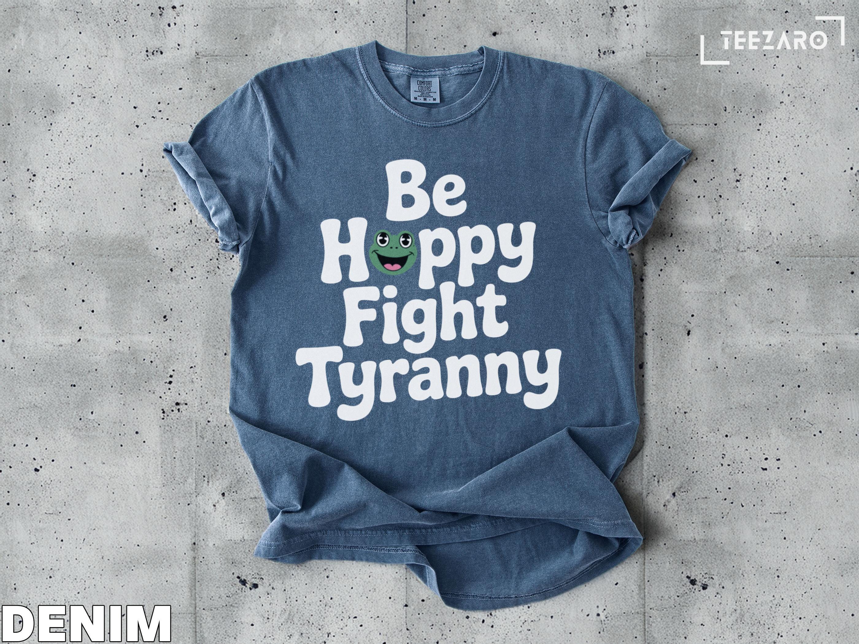 T-shirt Graphique Funny Frog Resist - Motivational Slogan - Coton Unisexe