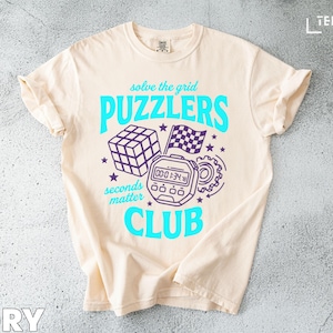 Speedcuber Puzzlers Club T-Shirt, Cube Solver, Seconds Matter, Brain Game Tee