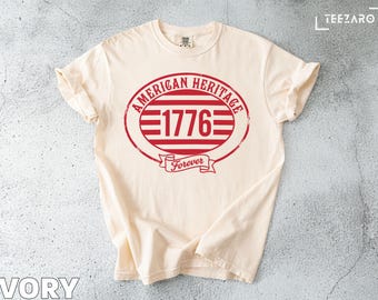 Maglietta del 4 luglio: American Heritage, USA 250, maglietta semiquincentenaria