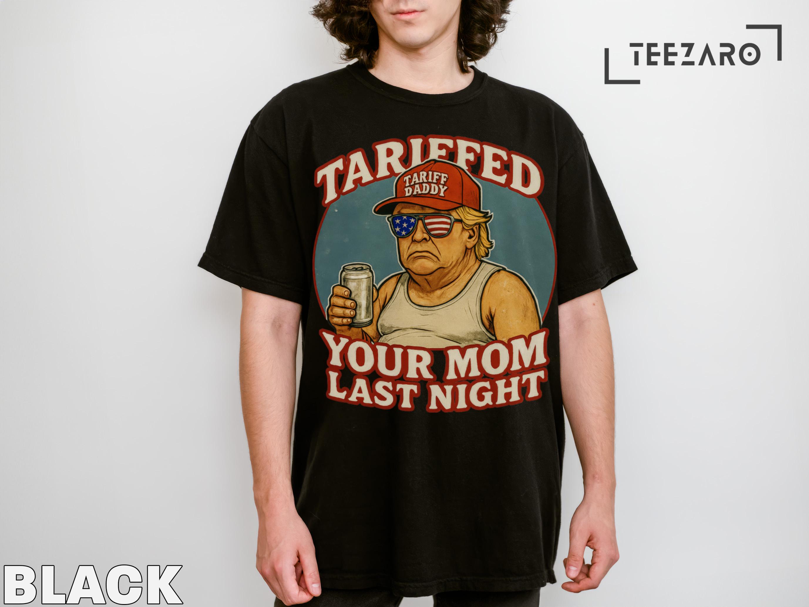 関税をかけたお母さんコンフォートカラーズTシャツ：面白いトランプ