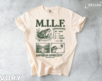 Funny Frog T-Shirt: Comfort Colors, Amphibian Appreciation, Unique Design