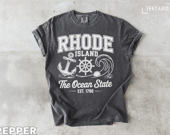 Rhode Island T-Shirt: Ocean State Nautical Tee