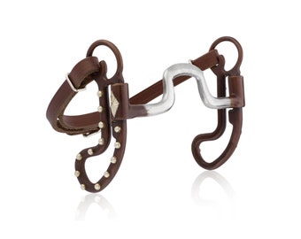 Broca Mikmar Original Legacy con vástagos de bronce antiguo/brocas para caballos de alto rendimiento todos los estilos de equitación