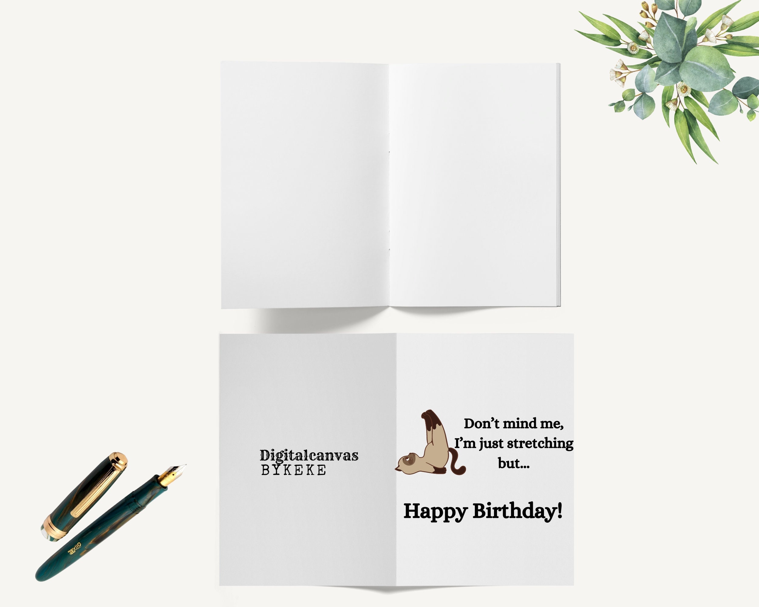 Funny Birthday Card for Best Friend, Bestie Birthday Card, Funny Cat ...