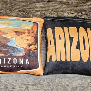 Cornhole Bags Sets of 8 Regulation Professional ,Cornhole Bean Bags, Arizona