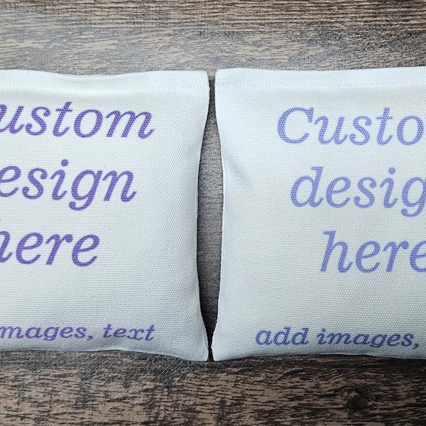 Custom Printed Cornhole Bags Regulation Made Cornhole Choose Your Image