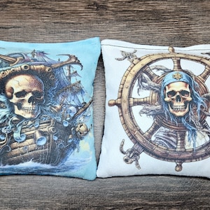Bolsas Cornhole Juegos de 8 Regulaciones Profesionales, Piratas y Barcos 27