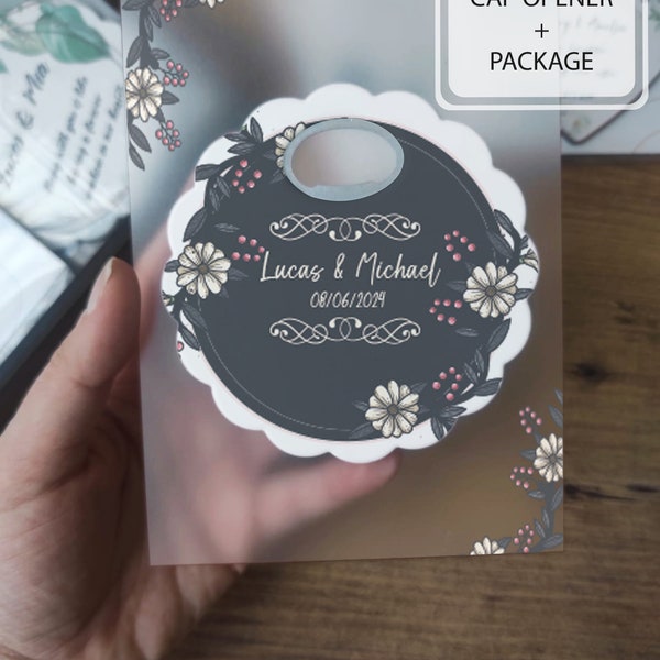 Unique Wedding ThankYou Gifts,Magnet Openers,Luxury Wedding Magnet Bottle Opener-Seal Wax,Romantic Wedding Day Custom Magnet Bottle Openers,