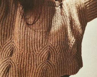 Terra Crochet Detail Sweater Top
