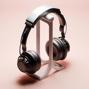 Headphone Stand - Osaka | 3D Print File (.stl) | Minimalist Headset Holder, Desk Organizer, Gaming Accessory