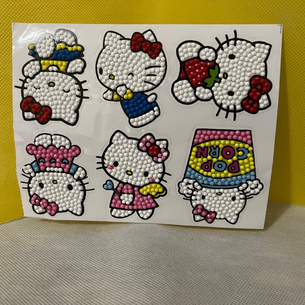 Hello Kitty Diamond Art Stickers