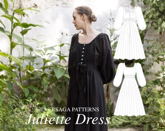 Juliette dress PDF sewing pattern