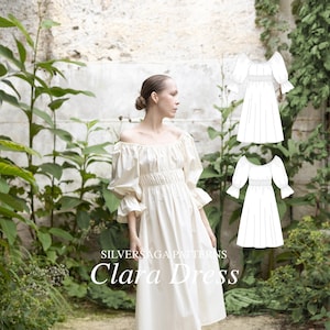 Clara dress PDF sewing pattern image 1