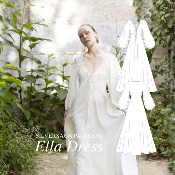 Patron de couture PDF de la robe Ella