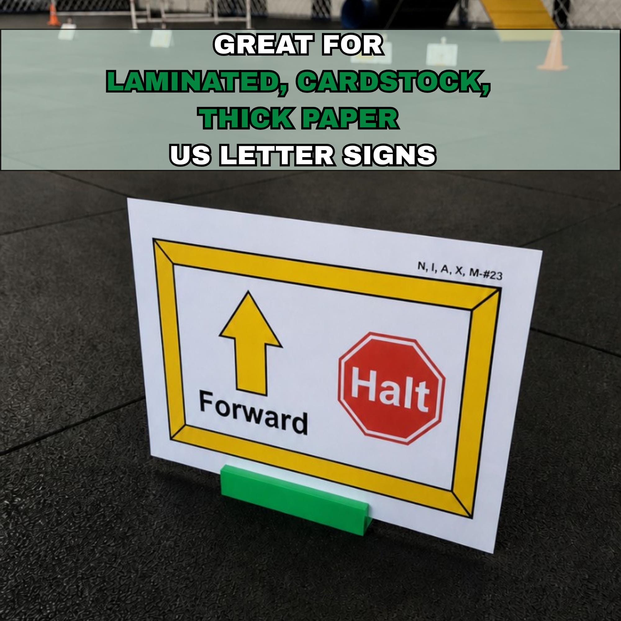 AKC Rally Sign Holder Set | Dog Training Obedience - Etsy