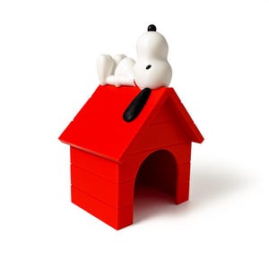 Cartoon Dog Styled Dog House Model for Displaying