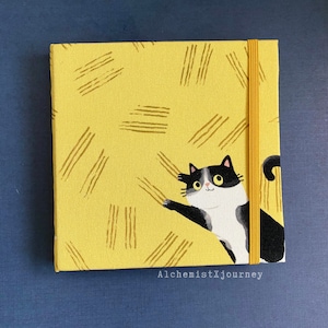 Baohong 水彩画ジャーナル 100% コットン 300gsm、5.3x5.3 インチ スクエア 水彩画 旅行スケッチブック、ポータブル、20 ページ