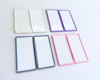 Pocket Pus Watercolor Mixing Tray | Mini Glazed Ceramic Mixing Wells | Magnetic Closure | Portable | Compact | Lightweight