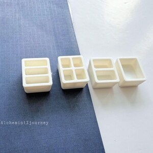 Slim Magnetic Half Pan Variations: Watercolor Paint Pans, Lightweight for Travel & Compact Kits