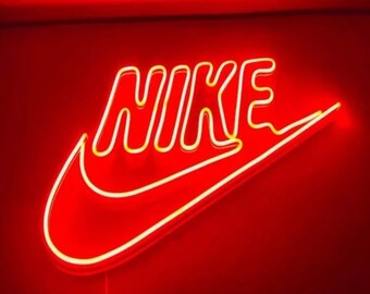 Custom Nike Shoe Neon Sign, LED Nike Sneakerhead Decorative Wall Sign, Custom Nike Signage, Designer Nike Shoe Wall Sign, Sneakerhead Gifts