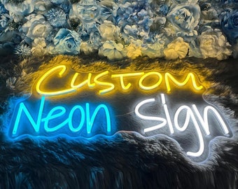 Create your Custom Neon Light Sign, Custom LED Neon Signs, Neon Name Sign, Neon Logo Sign, Custom Image Neon Signage, Neon Wall Decorations