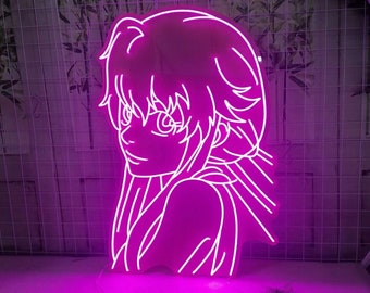 Create your Custom Neon Sign, Anime LED Sign Inspired Custom Neon Light, Naruto Uzumaki Acrylic Anime Light Sign, Gifts for Anime Fans