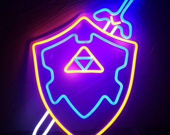 Create your Custom Video Game Neon Light Sign, LED Zelda Neon Sign, The Legend of Zelda Video Game Sign, Link Zelda Neon Sign for Gamers