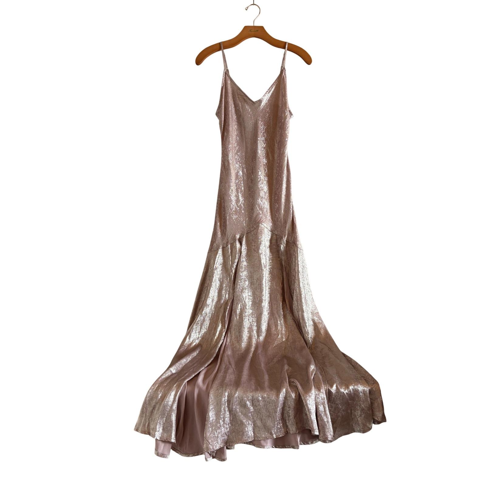 Metallic Gold Bridesmaid Dress - Etsy