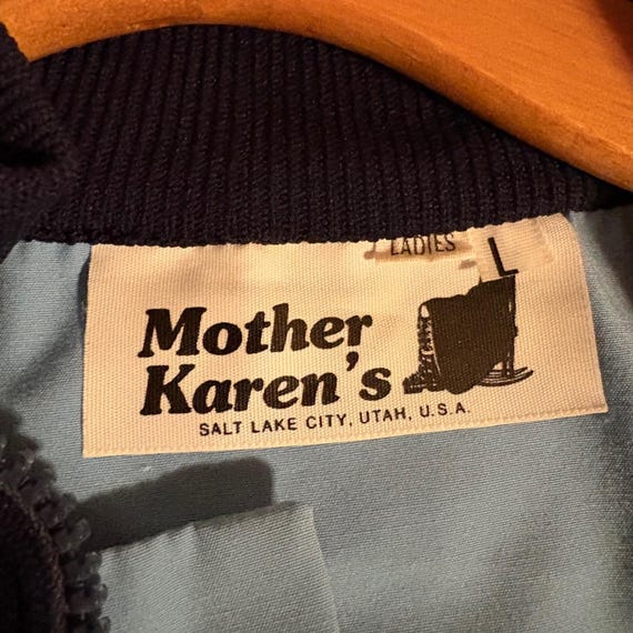 Mother Karen’s 80s USA製　ハーフジップアノラック Vintage Mother Karen's Half Zip Pullover Jacket Kids Blue Navy