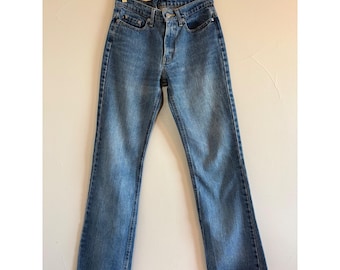 Polo Jeans Co Ralph Lauren Jeansy damskie Bootcut 67 Niebieskie bawełniane Rozmiar 2x31 Vintage