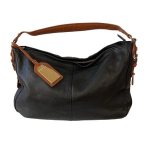 Ralph Lauren Black Hobo Handbag - Etsy