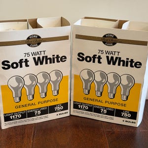 Best Choice - Soft White - 75 watt - Incand - A19/Medium Base - 2 Packs/8 Bulbs - Not Led