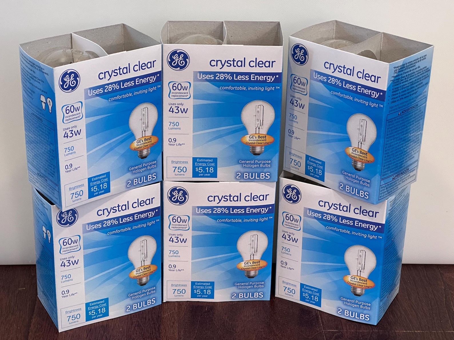 Bulb Imagepak GE Crystal Clear - 60 Watts - Light Bulbs - Multiple Packs - Older ...