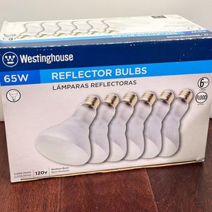 Westinghouse - Indoor/Recessed/Reflector Floodlights - 65 Watts - BR30 - 1 Box/6 Bulbs - (Read)