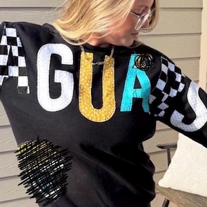 Jaguars patchwork sweatshirt
