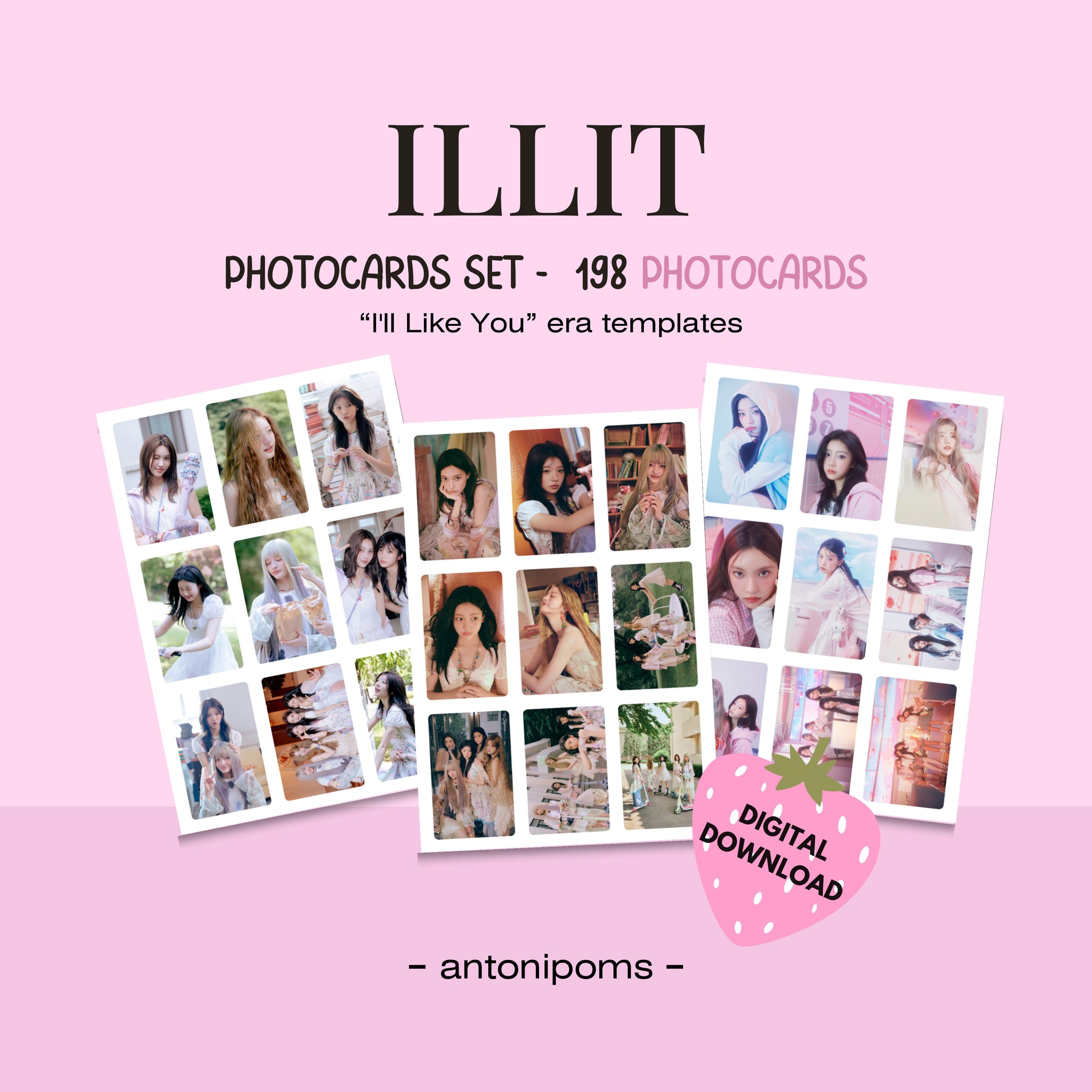 ILLIT オフラインイベント あっちむいてほい ポストカード コンプ イロハ ILLIT オフラインイベント あっちむいてほい ポストカード