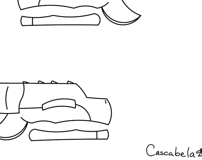 Printable Paper Dragon Puppet Template Base Pattern- You Pick! - Etsy ...