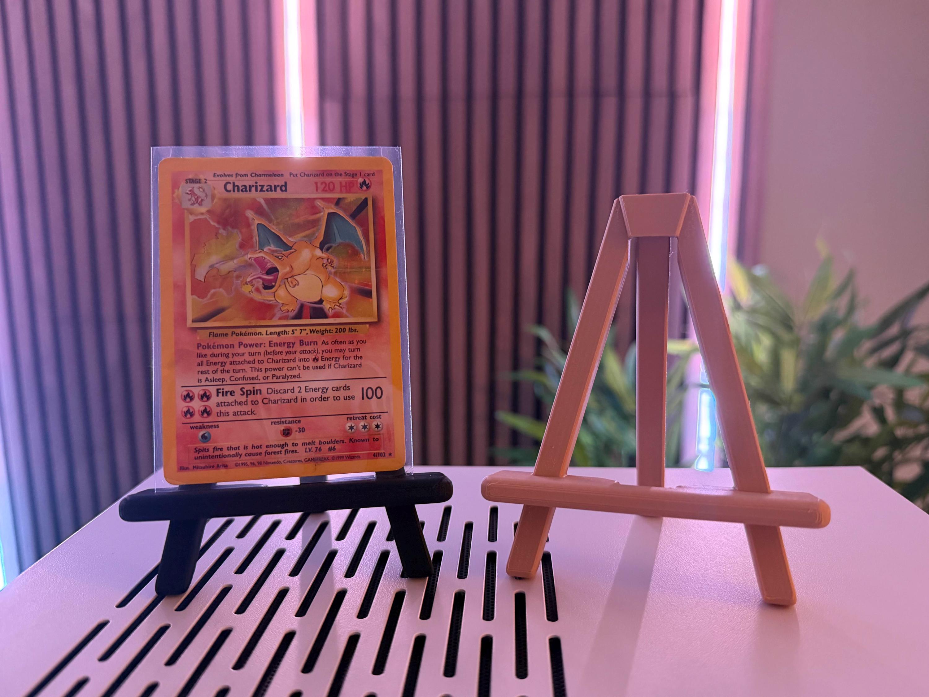 pokemon graded card stand Bivitre Display Frame - Compatible with PSA, CGC and TAG Slabs COMPATIBLE WITH PSA Graded Card Stands (10ct)