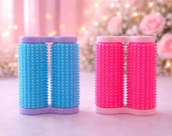 Silent Spiked Fidget Roller | Textured Stim Toy | Sensory Toy for Adults & Teens | Hand Massage Roller