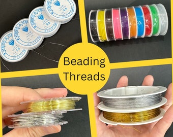 Beading Thread for Jewelry Making Elastic Stretchy / Stainless Steel Wire / Tone Copper Wire 0.3mm ~ 1mm