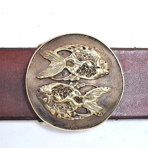 Pisces Belt Buckle - Etsy display picture 1