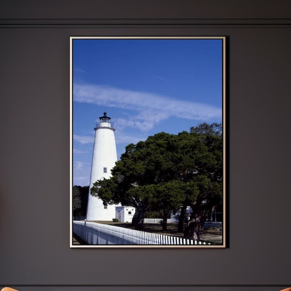 Ocracoke Light, ocracoke island, north carolina, lighthouses - Digital Download