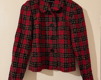 Plaid Women's Coat